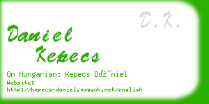 daniel kepecs business card
